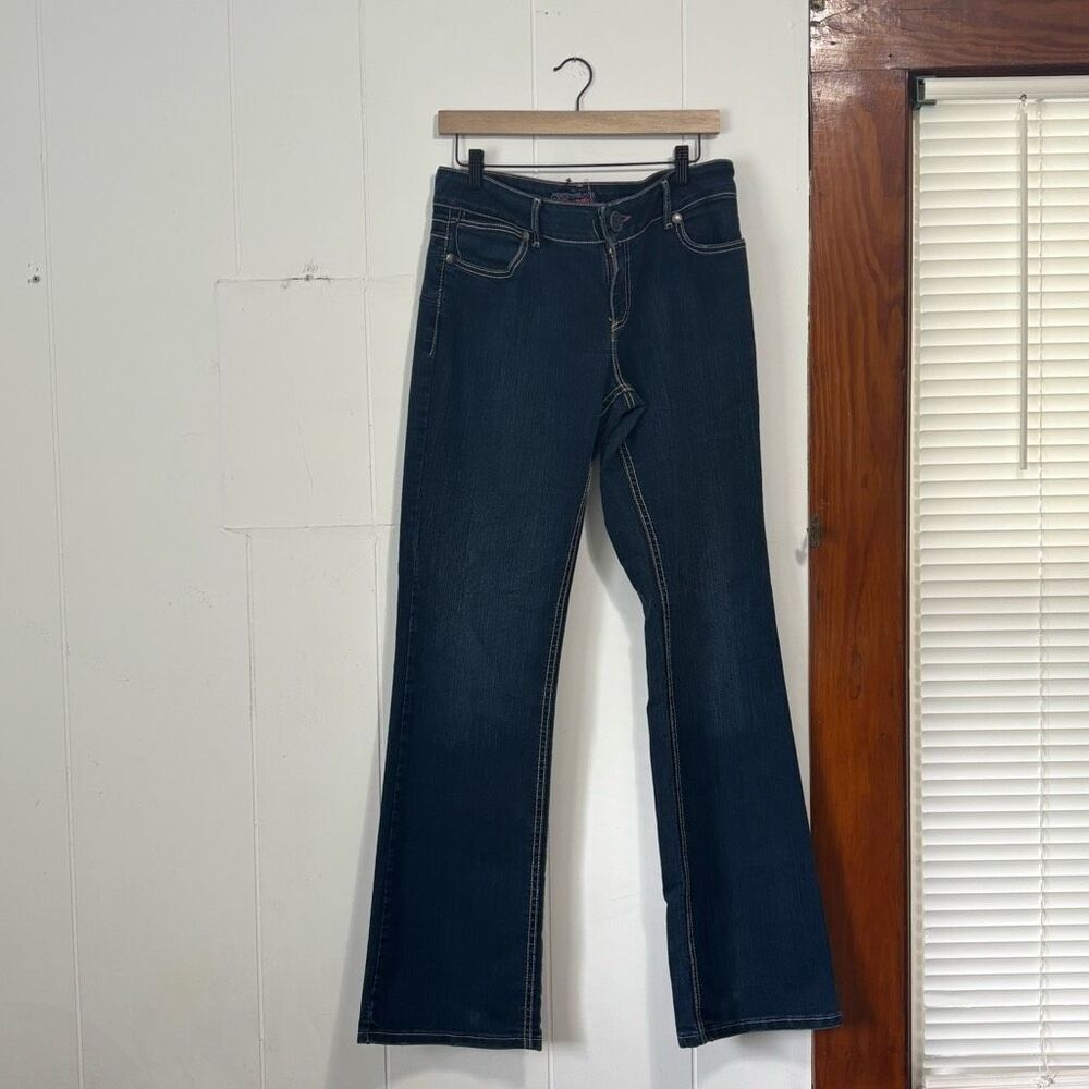 Wrangler Dark Wash Boot Cut Jeans‎ 10 cowgirl western